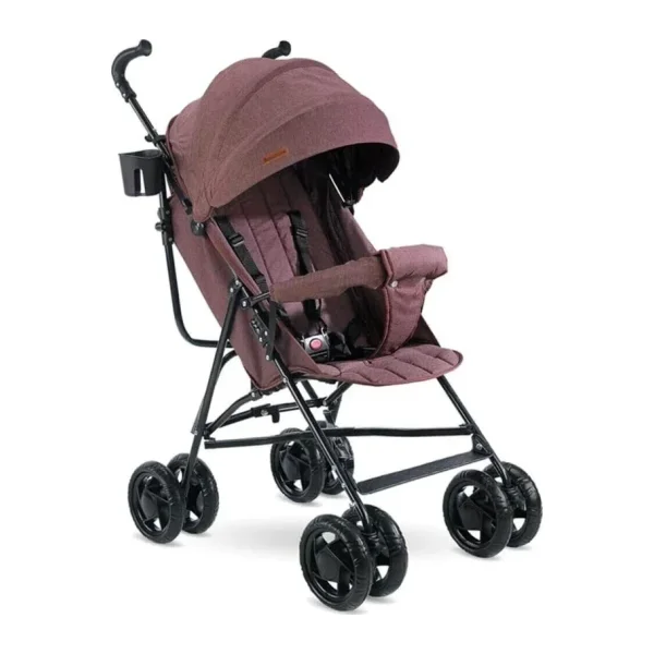 Babyhope SC-100 Tam Yatarlı Kahverengi Baston Bebek Arabası