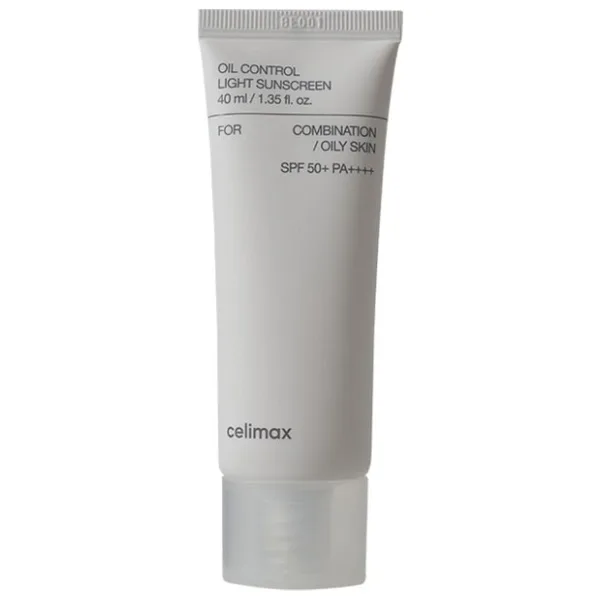 Celimax Oil Control Light Sunscreen SPF50+ Pa++++ 40ML - Yağlı Ciltlere Özel Sebum Kontrolü Sağlayan Hafif Güneş Koruyucu Krem - Genel