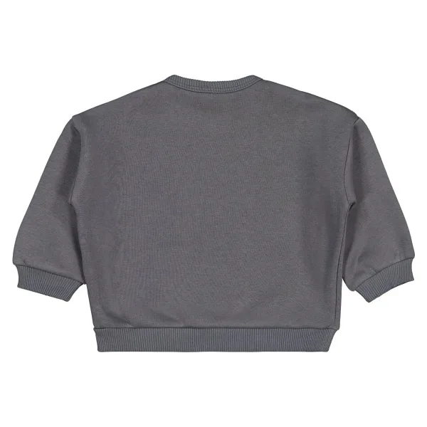 Civil Baby Basic 6-18 Ay Sweatshirt - Gri 12-18 Ay
