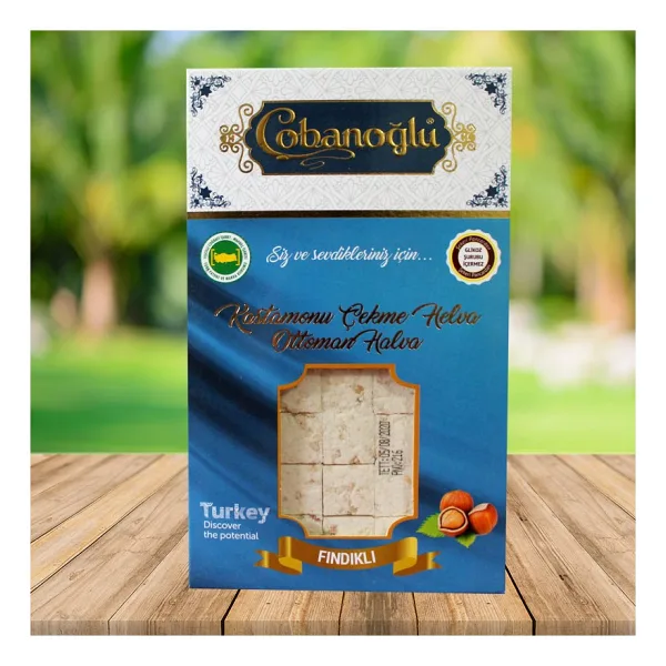 Çobanoğlu 200G Vakum Paket Fındıklı Çekme Helva - 1 Adet