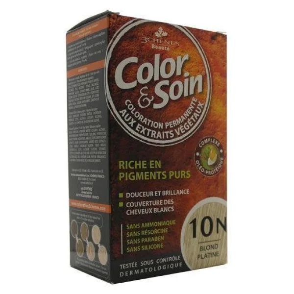 Color Soin Organik 10N Platinum Blond Saç Boyası