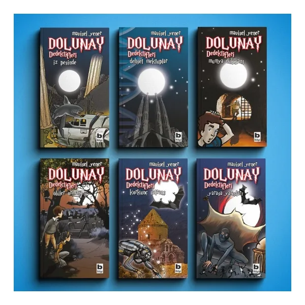 Dolunay Dedektifleri Seti 6 Kitap - Mavisel Yener