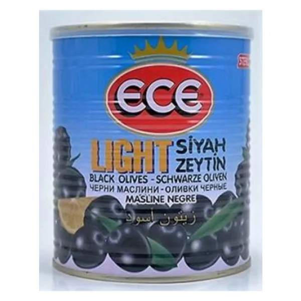 Ece Light Siyah Zeytin 400 Gr. Tnk.