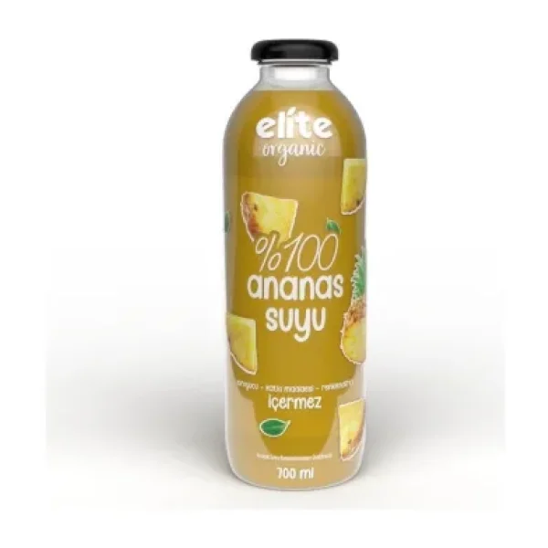 Elite Naturel Organik %100 Ananas Suyu 700 ml