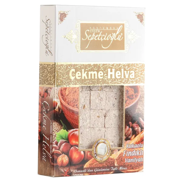 ERDEM Sepetçioğlu Kakaolu Fındıklı Çekme Helva 280 G - 280 gr