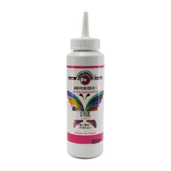 Fo Pembe Gıda Boyası 280 ml