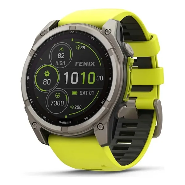 Garmin Fenix 8 51mm Solar Sarı Akıllı Saat
