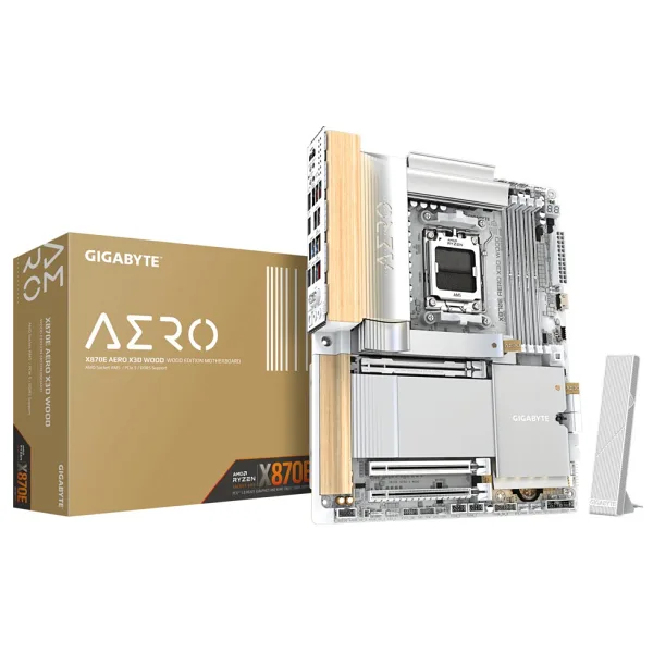 Gigabyte X870E Aero X3D Wood Wi-Fi AMD AM5 DDR5 ATX Anakart