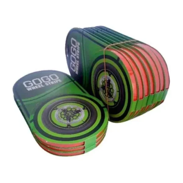 gogo premium Reflektör Kırmızı 7Cm X 7 M Lüks 1 Set Jant Şeridi