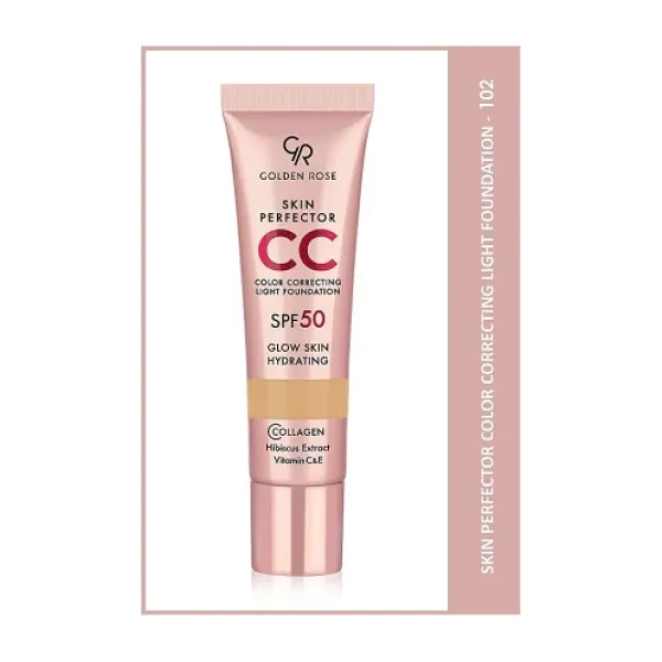 Golden Rose Skin Perfector SPF 50 102 Neutral 30 ml CC Krem