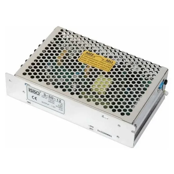 INES-50-12 - 50W 12VDC 4.2A Ray Montajlı Kapalı Tip Güç Kaynağı