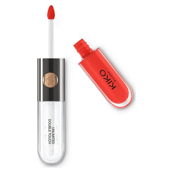 KIKO Milano Unlimited Double Touch 114 Orange Red Likit Ruj