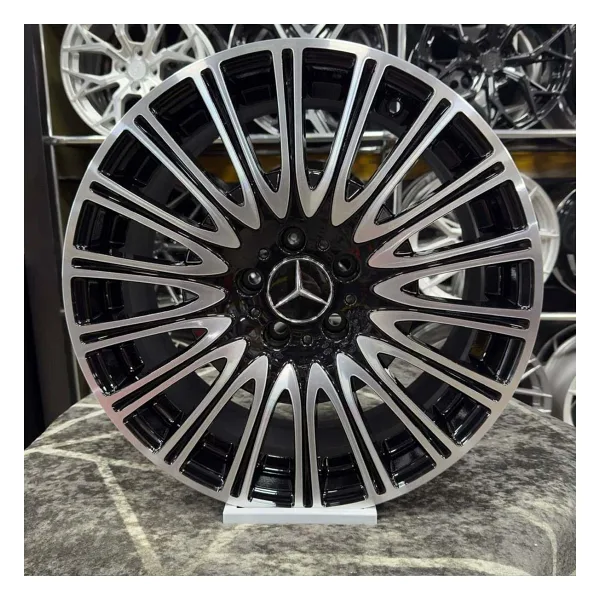 Kormetal 18" (İnç) 5X112 Vito Viano Uyumlu Siyah Elmas Kesim Jant Modeli Mercedes 4 Adet