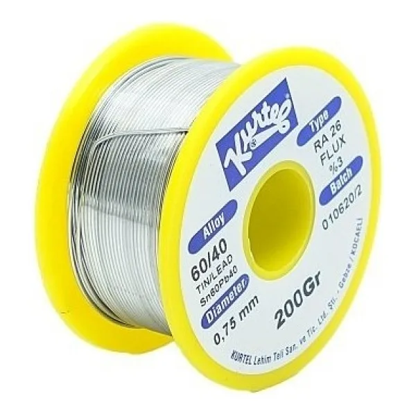 Kurtel 60/40 200 gr 0.75 mm Lehim Teli