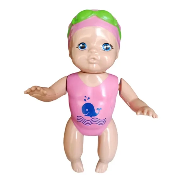 Küvet Keyfi Çıkaracak: Kurmalı Yüzen Bebek (15 Cm)!