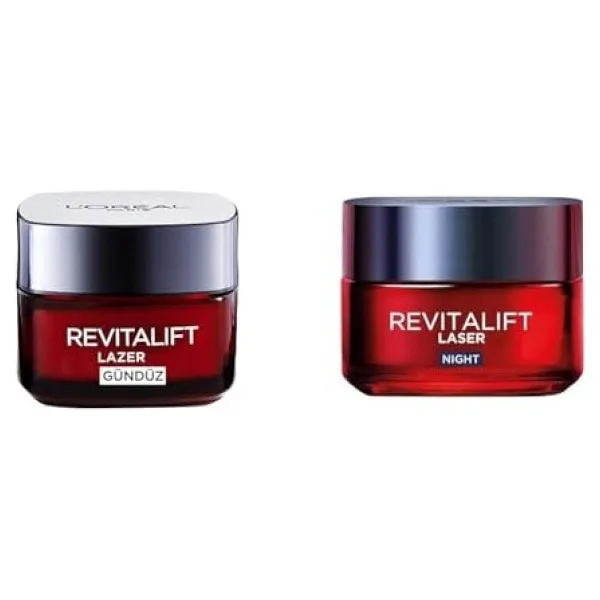 L'oreal Paris Revitalift Lazer X3 Yoğun Gündüz Bakım Kremi + Gece Bakım Kremi