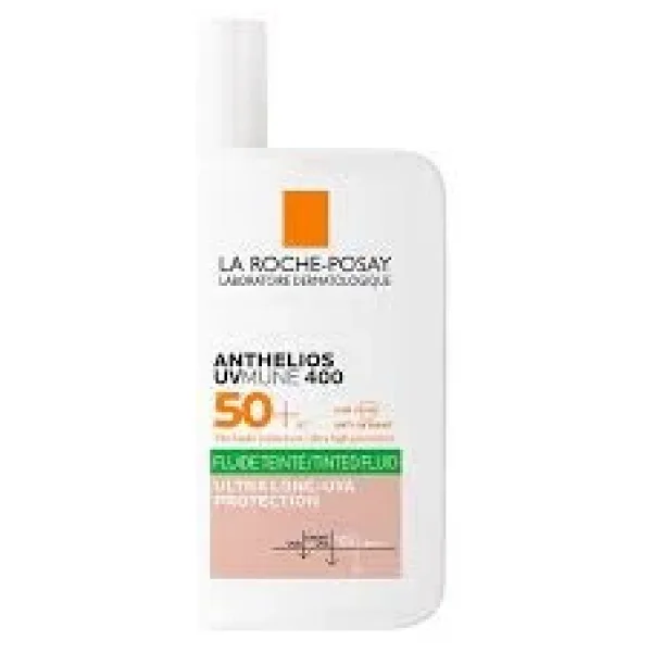 La Roche Posay Anthelios Uvmune400 Oil Control Fluide Spf50+ Karma Ve Yağlı İçin Renkli Yüz Güneş Kremi Spf50+ 50 Ml