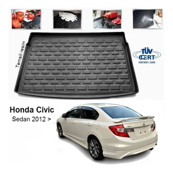 Leader Honda Civic Fb7 Bagaj Havuzu Paspası 2012-2016