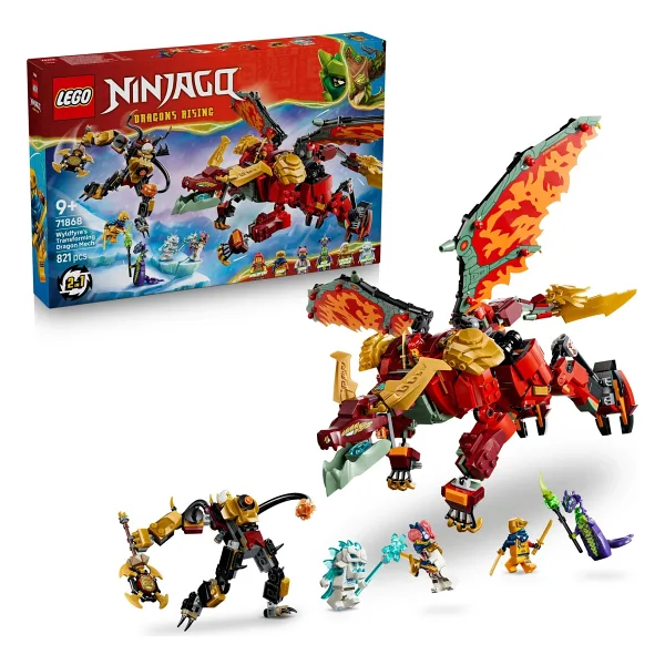 Lego 71868 Ninjago Wyldfyre'ın Dönüşen Ejderha Robotu