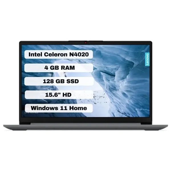 Lenovo IdeaPad 1 15IGL7 82V700A9TX Celeron N4020 4 GB 128 GB SSD UHD Graphics 600 15.6" Notebook