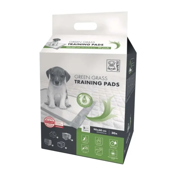 M-Pets Green Grass 90x60 cm 30'lu Köpek Çiş Eğitim Pedi