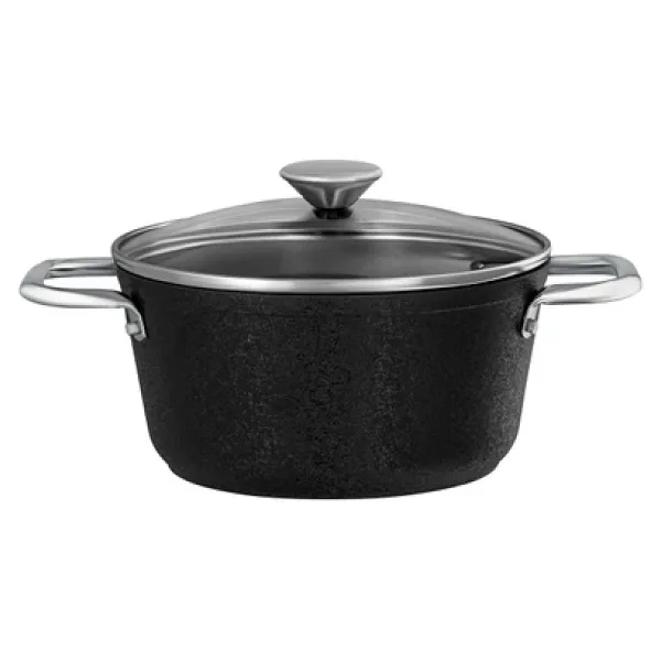 Madame Coco Noir 24 cm Titanyum Derin Tencere