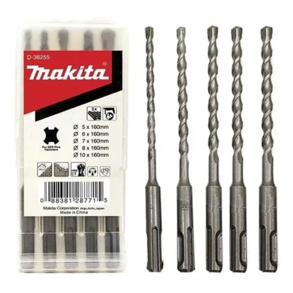 Makita D-38255 5 Parça Sds Plus Kırıcı Delici Matkap Uç Seti