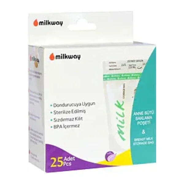 Milkway 25'li Süt Saklama Poşeti