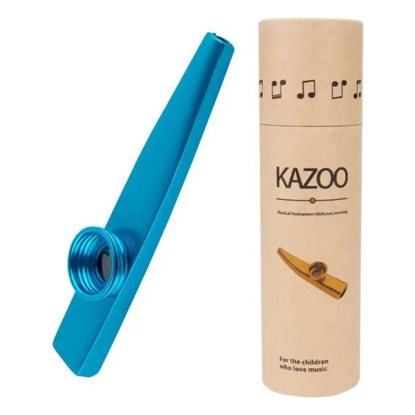 MK-01B Metal Kazoo Kutulu Alüminyum Alaşım Mavi