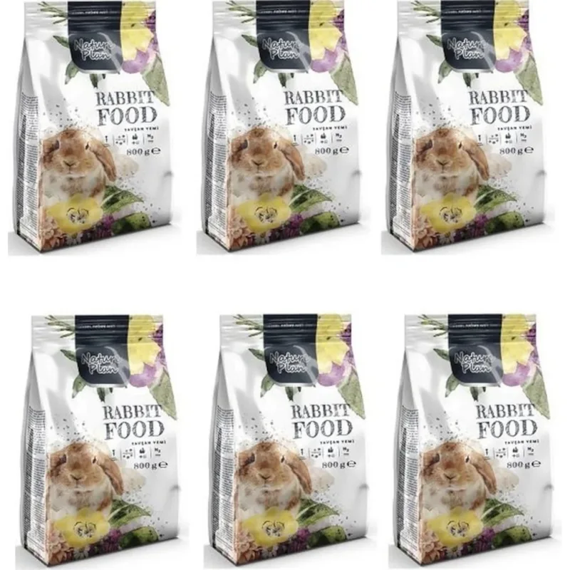 Nature Plan 800 gr 6'lı Tavşan Yemi