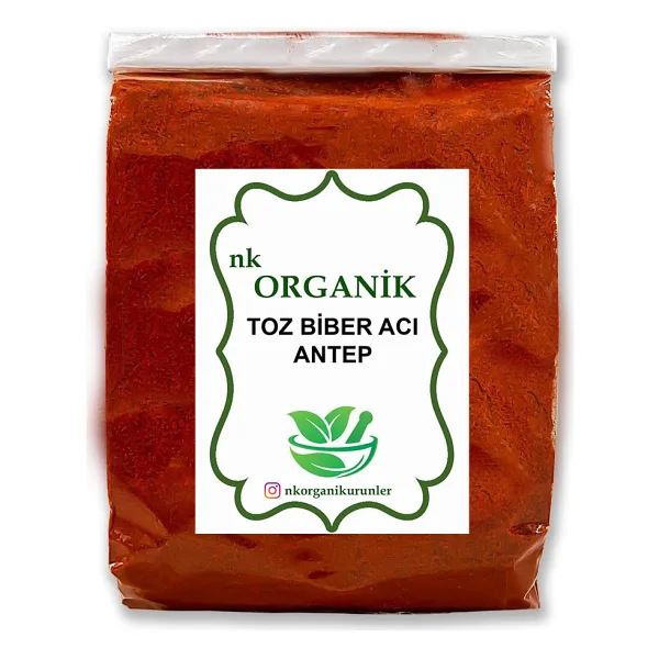 Nk Organik Toz Biber Acı Antep 50GR - 1 Adet
