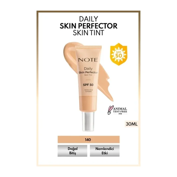 Note Daily Skin Perfector Skin Tint SPF 50 140 30 ml Krem Fondöten