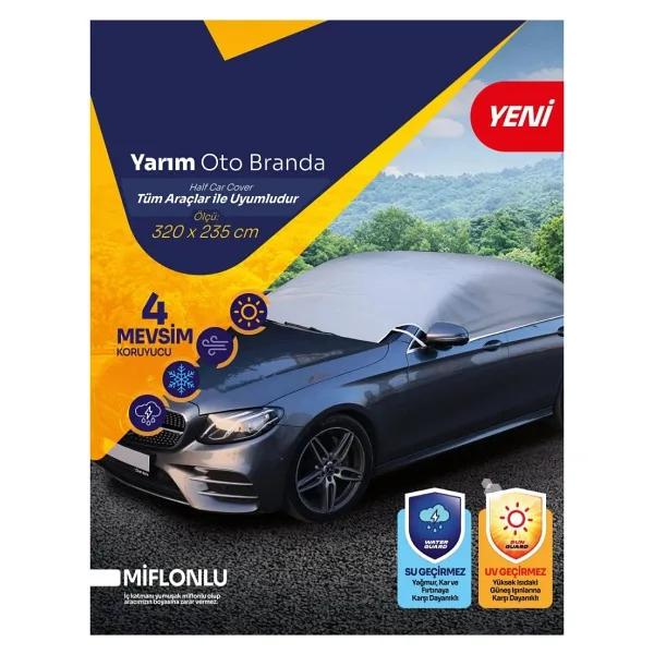 Pratik Yarım Araba Branda , Oto Örtüsü , Çadır