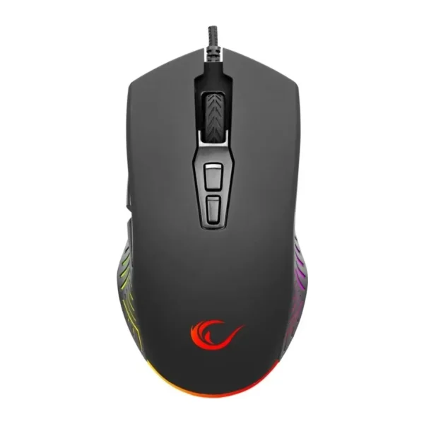 Rampage Spear SMX-G68 Siyah RGB Makrolu Ergonomik Optik Kablolu Oyuncu Mouse