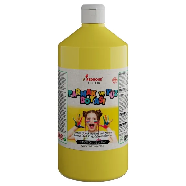 Red Rose 1000 gr Sarı Parmak Boyası