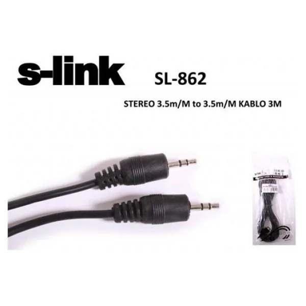 S-LINK SL-862 3M STEREO AUX KABLO