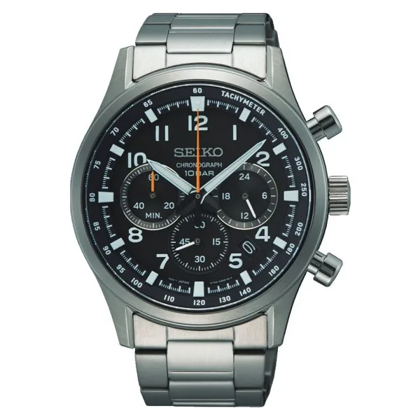 Seiko Chronograph SSB447 Çelik Kordon Erkek Kol Saati