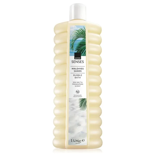 Senses Maldives Sands Deniz Tuzu ve Frangipani Kokulu Banyo Köpüğü 1lt