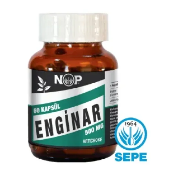 Sepe Natural NOP Enginar 60 Kapsül 500 mg