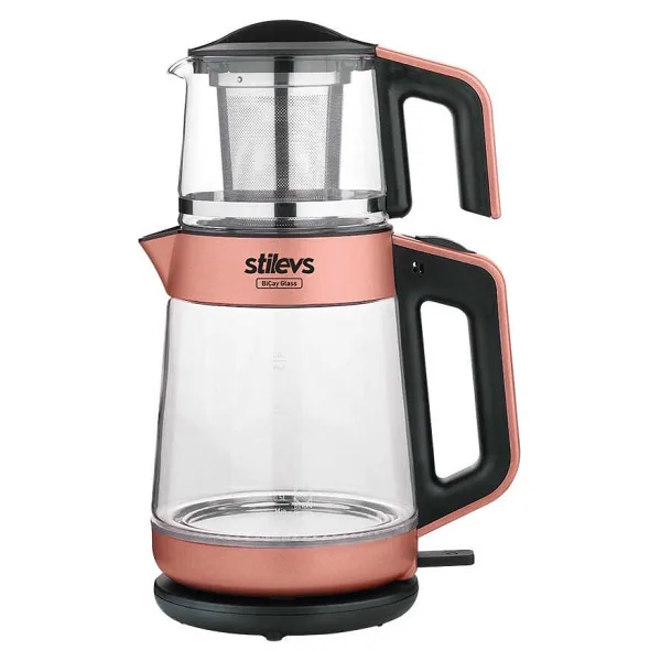 Stilevs Biçay Glass 1900 W Cam Demlikli Çay Makinesi