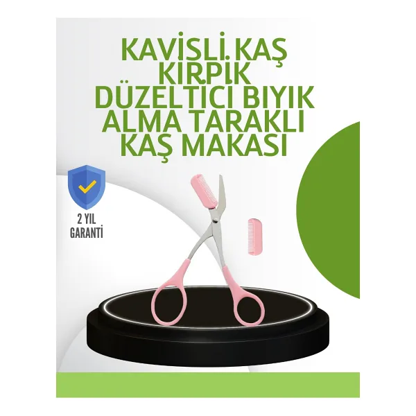 Taşınabilir Kaş ve Kirpik Düzenleme Makası - Ergonomik Tasarım