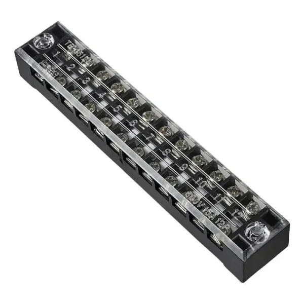 TB-1512 12P Çift Sıra Terminal Blok - 600V 15A