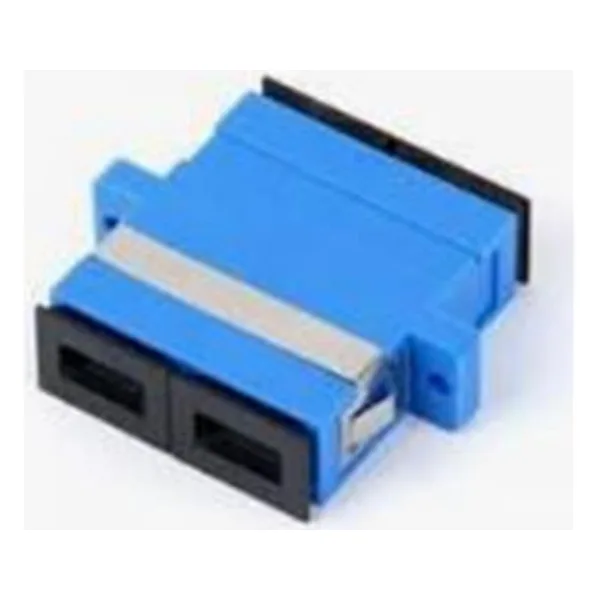 Teldata SC-UPC Singlemode (SM) Duplex Fiber Optik Adaptör - Mavi (Blue)