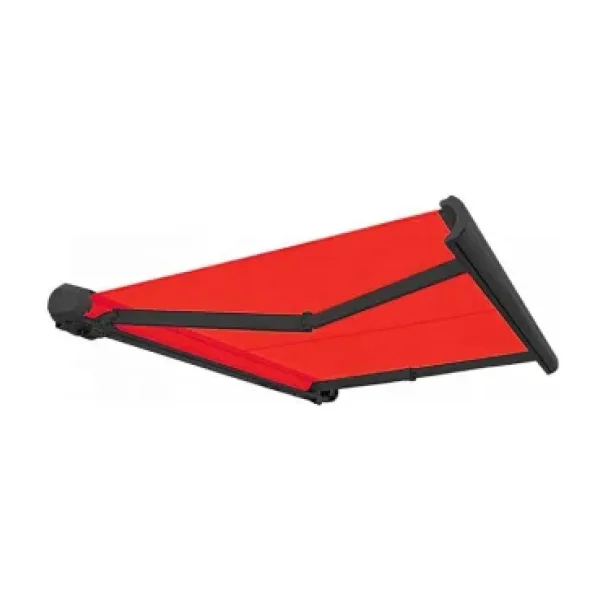 Tuin Terra Bahar Fırsatı - Somfy Motor Beyaz Kasetli Tente - Kırmızı - 250x150