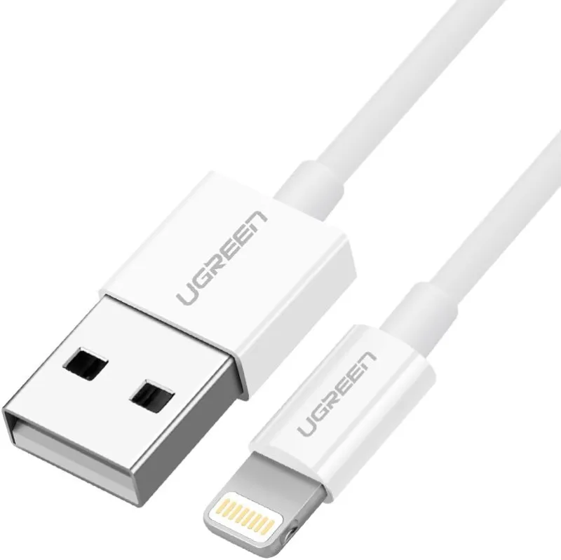 Ugreen 20730 2 m USB to Lightning Hızlı Şarj Kablosu
