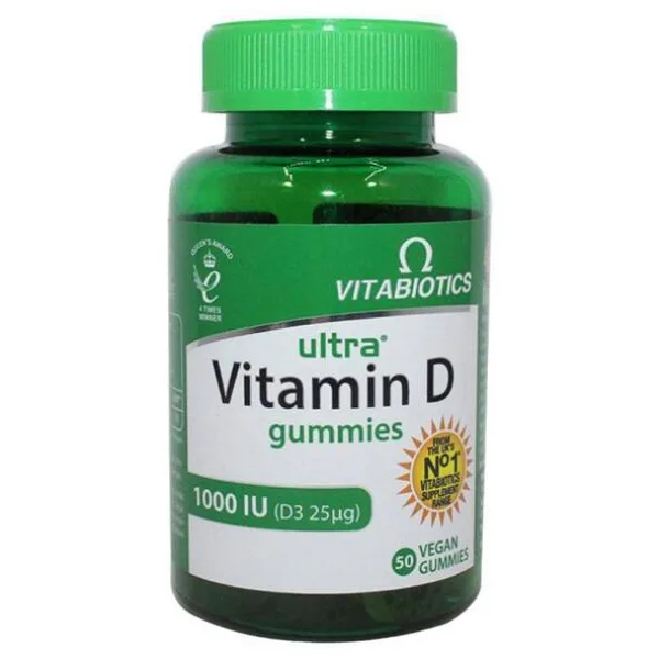 Vitabiotics Ultra Vitamin D Gummies 1000 IU 50 Kapsül