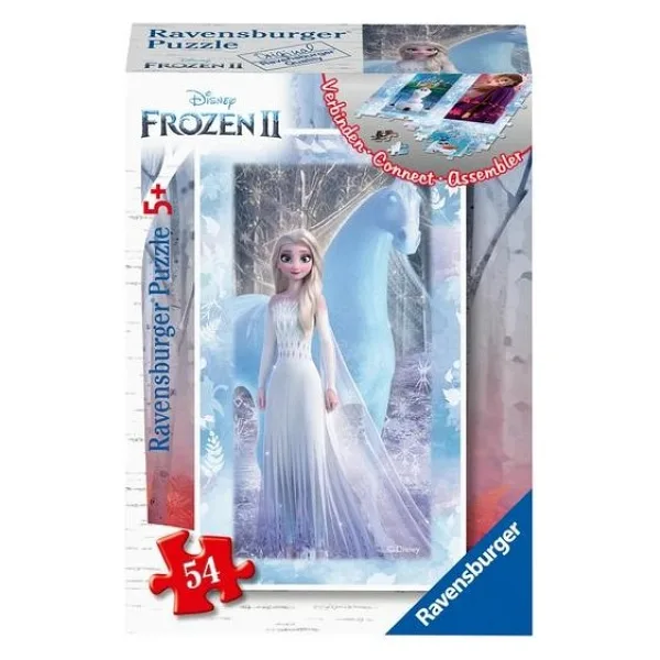 54 Parça Mini Puzzle Frozen Elsa ve Atı