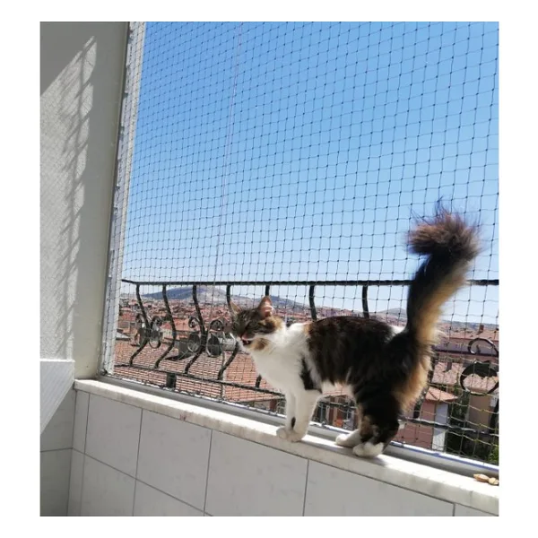 Aca Balkon Kümes Ağı Teli 2X3MT Kedi Koruma Kuş Filesi Plastikdöküm - 2x3metre - 1 - 6m2