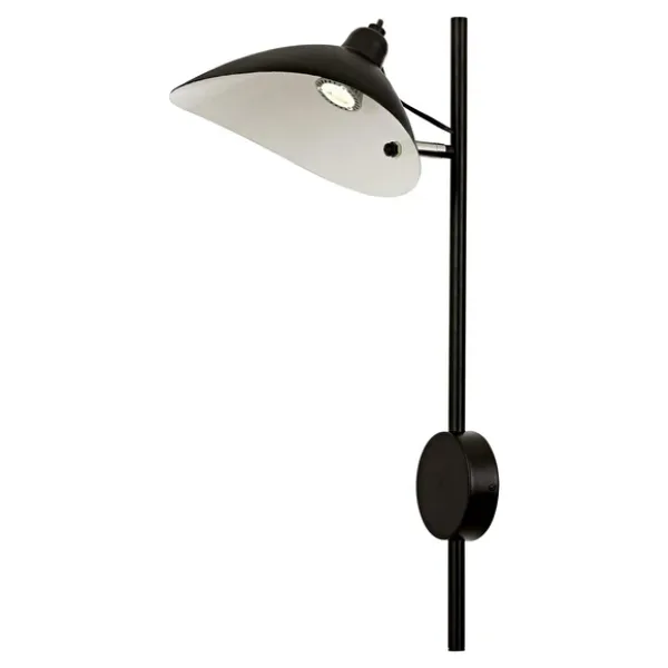 Avonnı AP-9127-1BSY Siyah Boyalı Aplik E14 Metal 21X30CM