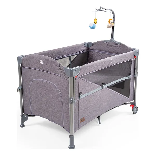 Baby2Go Camelia Koyu Gri 70x110 cm Anne Yanı Oyun Parkı